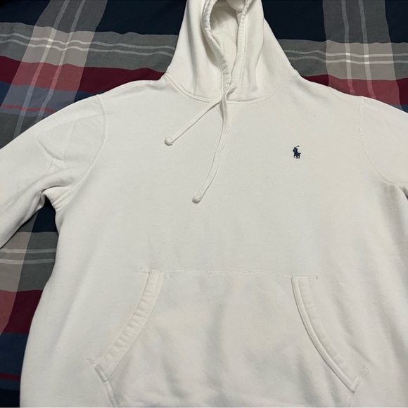 Polo by Ralph Lauren Classic White Hoodie - Picture 2 of 4